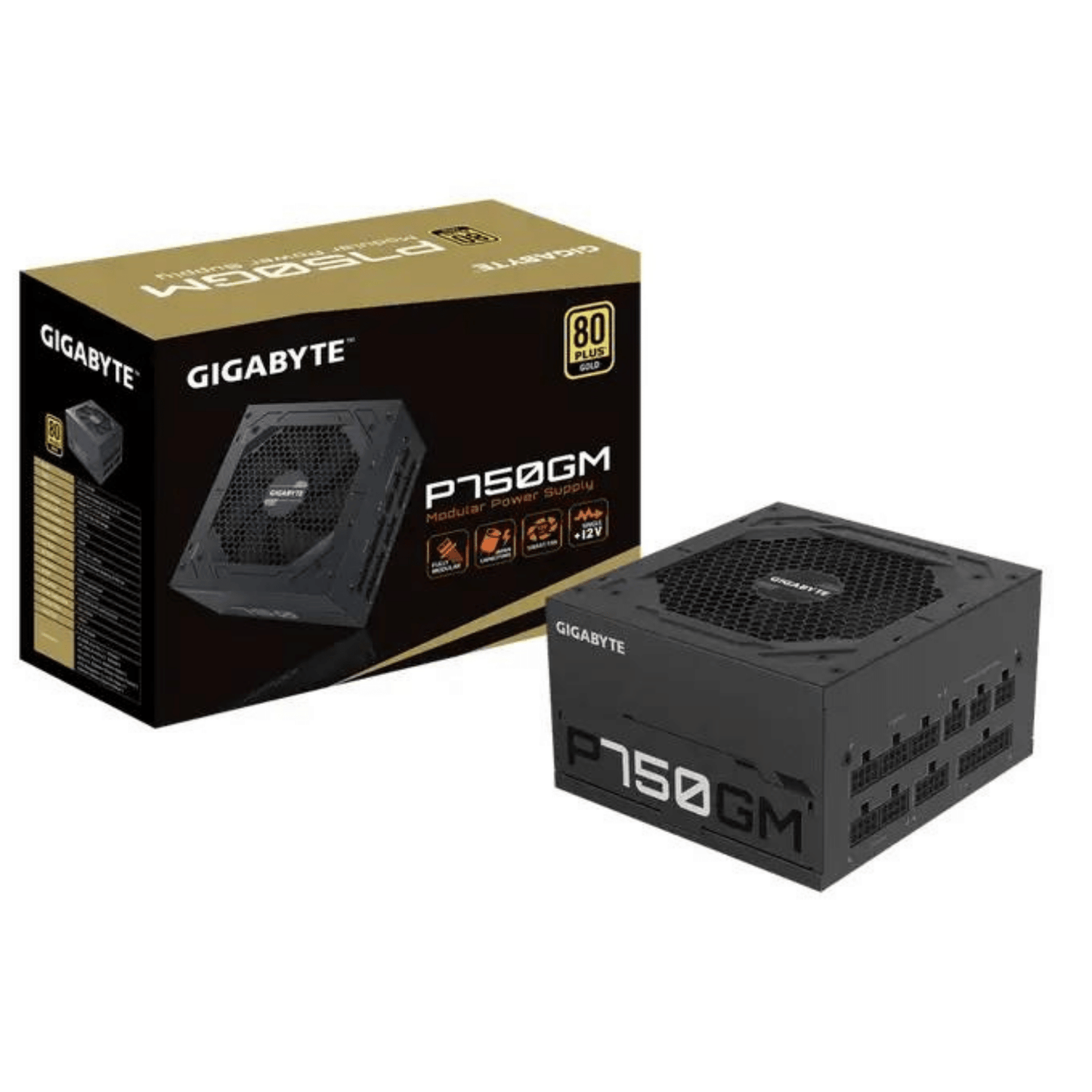 GIGABYTE P750GM 750w 80 Plus Gold Fully Modular