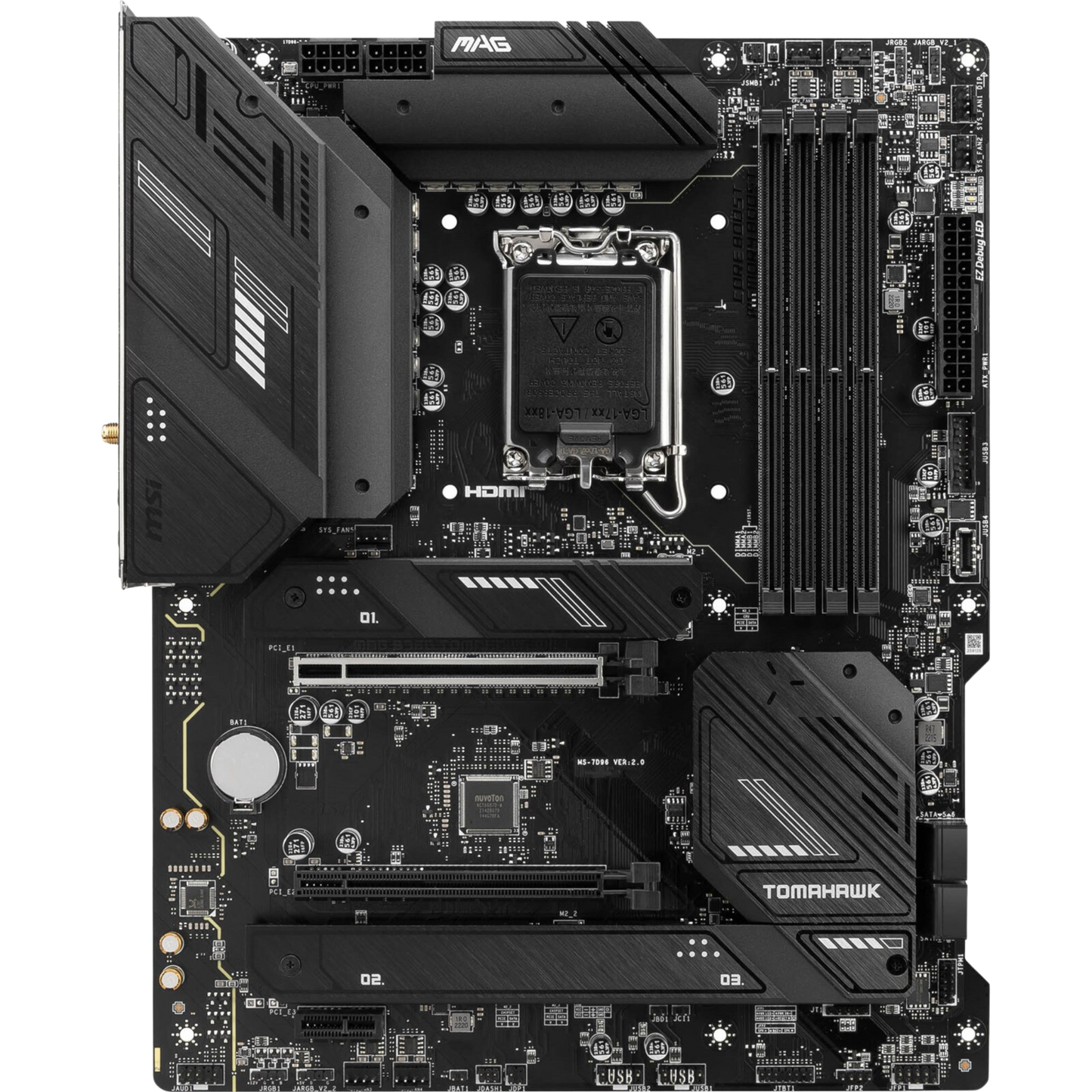 MSI MAG B760 TOMAHAWK WIFI ATX LGA1700 Motherboard