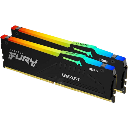 Kingston FURY Beast RGB 32 GB (2 x 16 GB) DDR5-5600 CL36 Memory