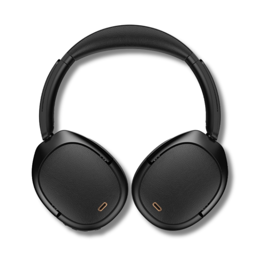 Front view of Edifier WH950NB headphones, displaying their sleek design