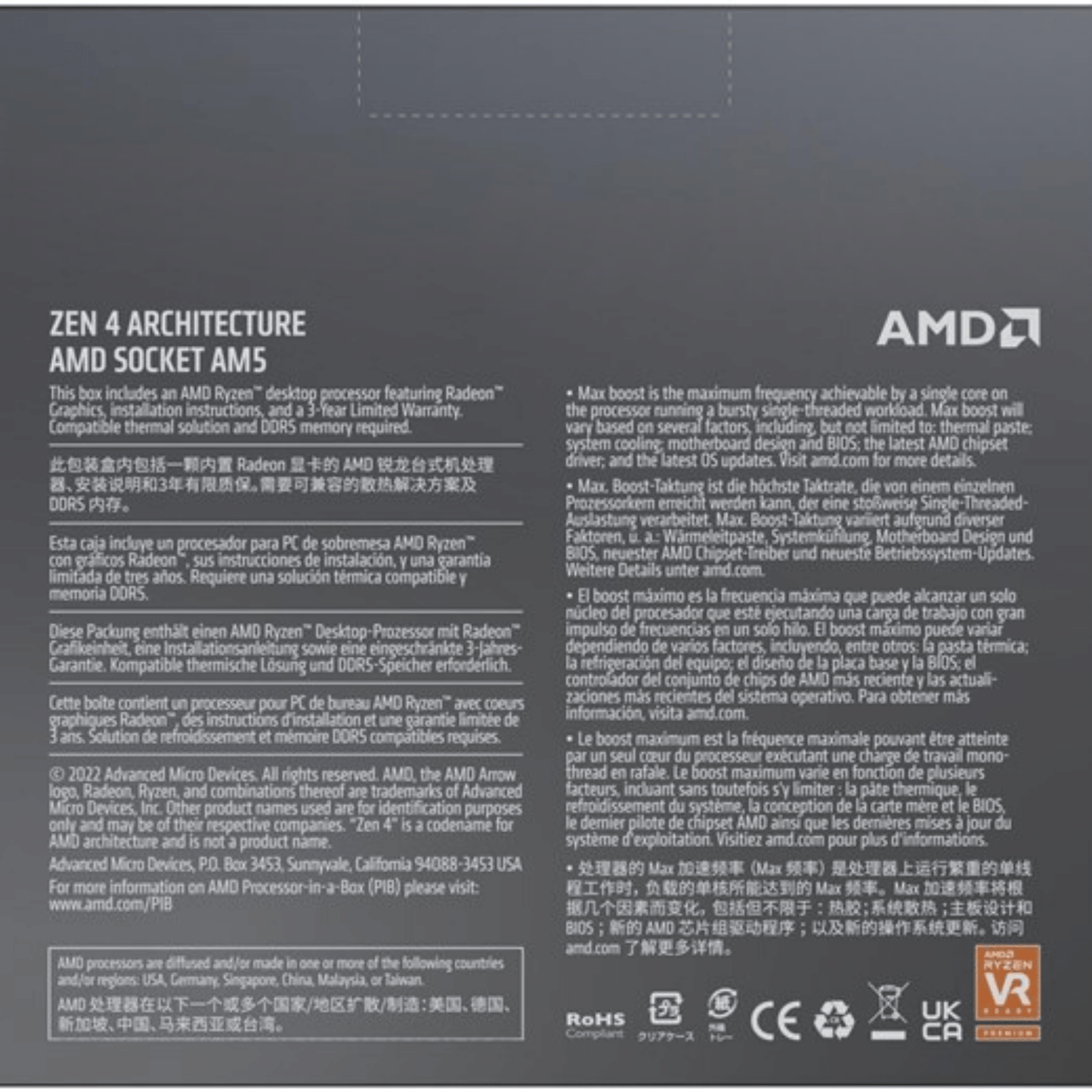 AMD Ryzen 9 7900X 4.7 GHz 12-Core Processor