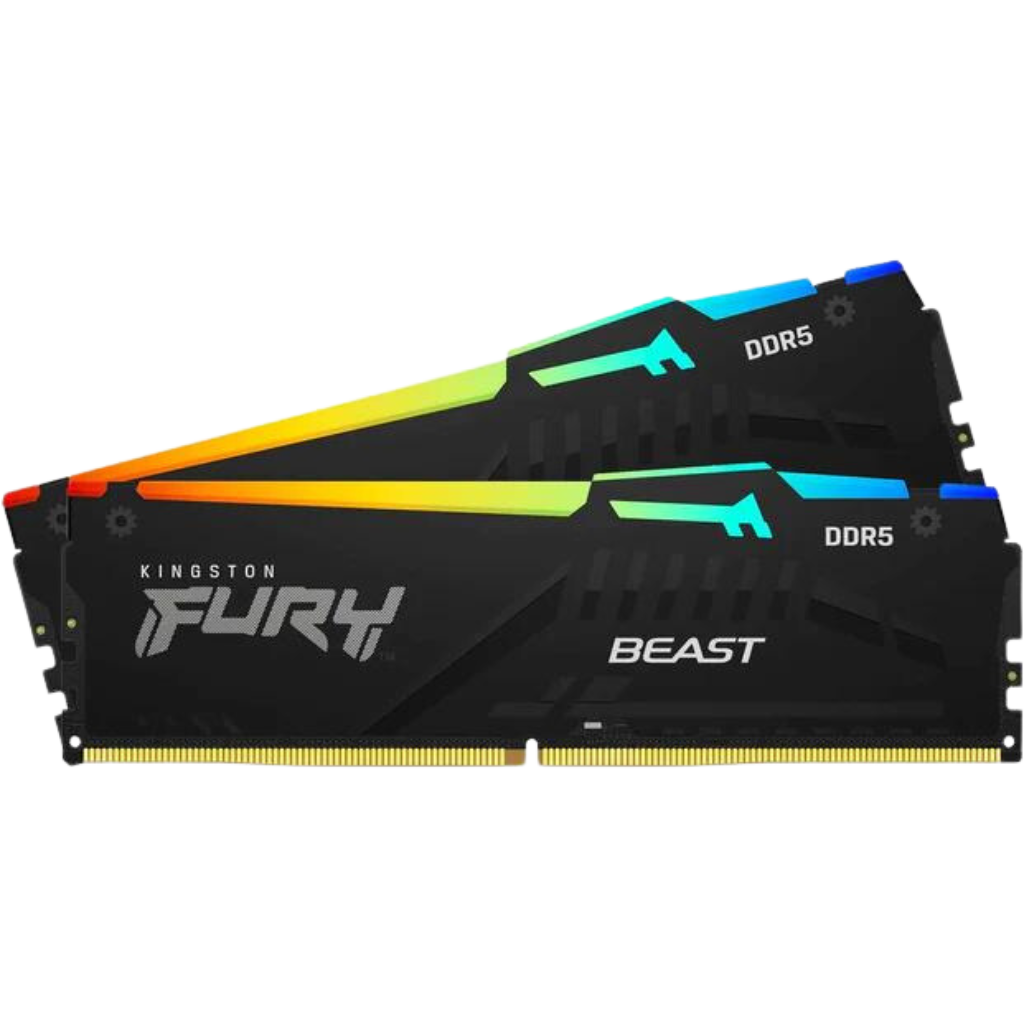 Kingston FURY Beast RGB 32 GB (2 x 16 GB) DDR5-5600 CL36 Memory