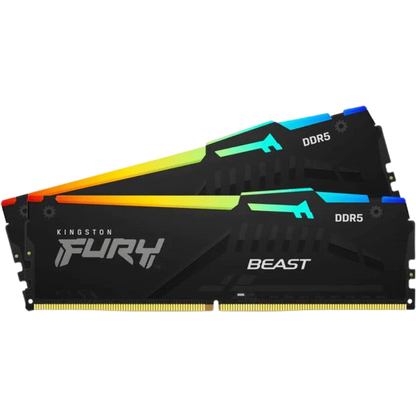 Kingston FURY Beast RGB 32 GB (2 x 16 GB) DDR5-5600 CL36 Memory