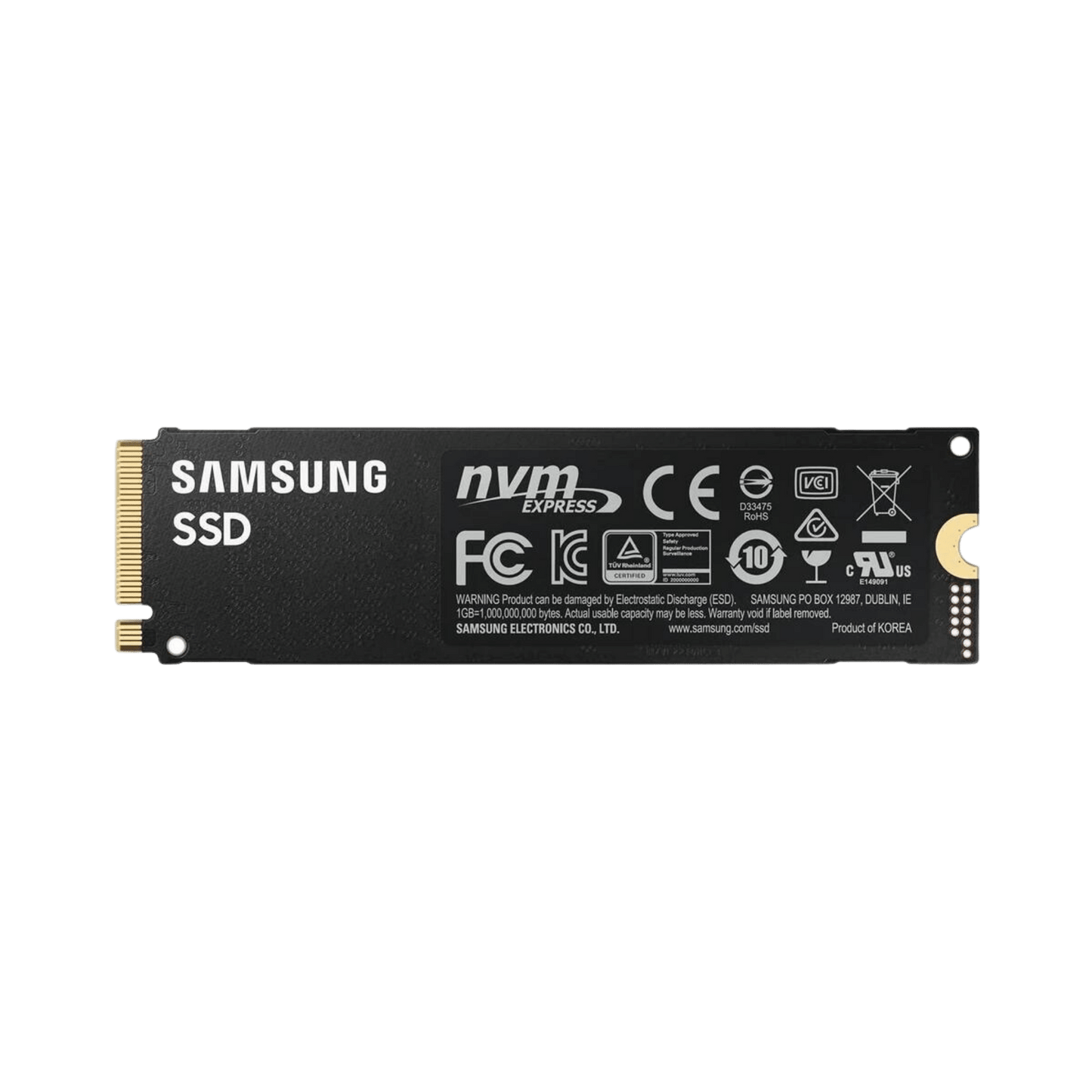 Samsung 980 Pro 1 TB M.2-2280 PCIe 4.0 X4 NVMe