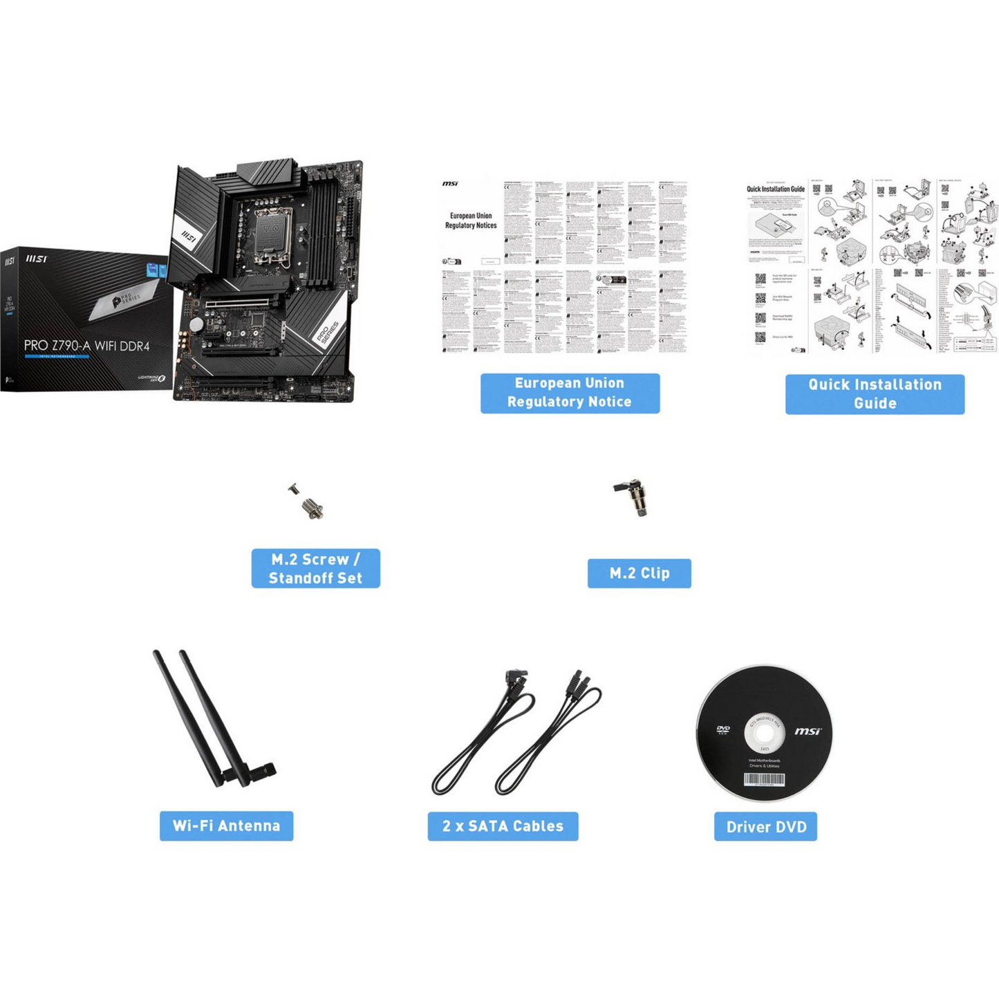 MSI PRO Z790-A WIFI ATX LGA1700 Motherboard