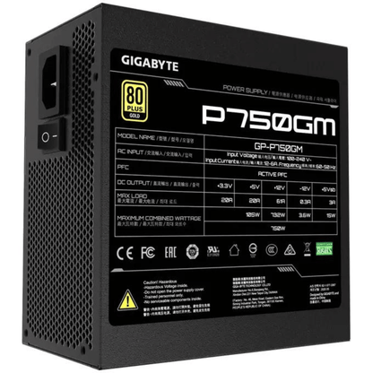 GIGABYTE P750GM 750w 80 Plus Gold Fully Modular