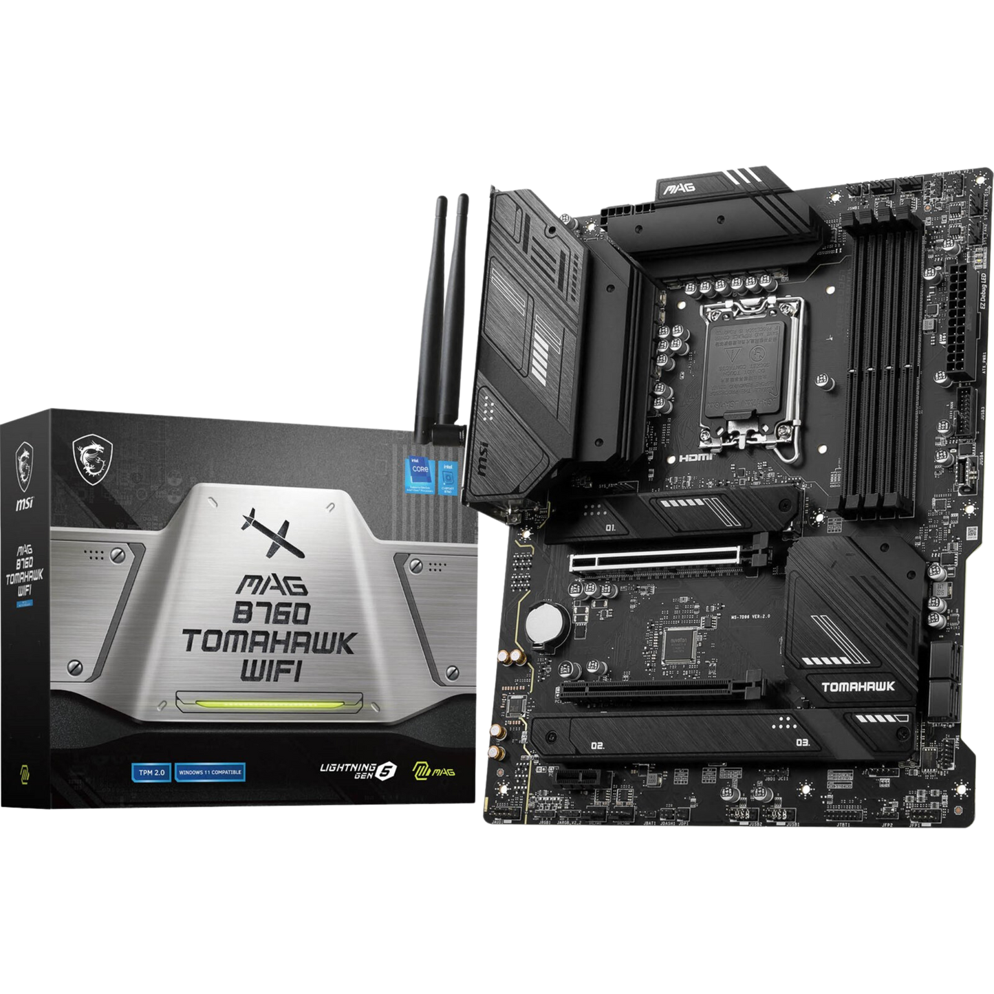 MSI MAG B760 TOMAHAWK WIFI ATX LGA1700 Motherboard