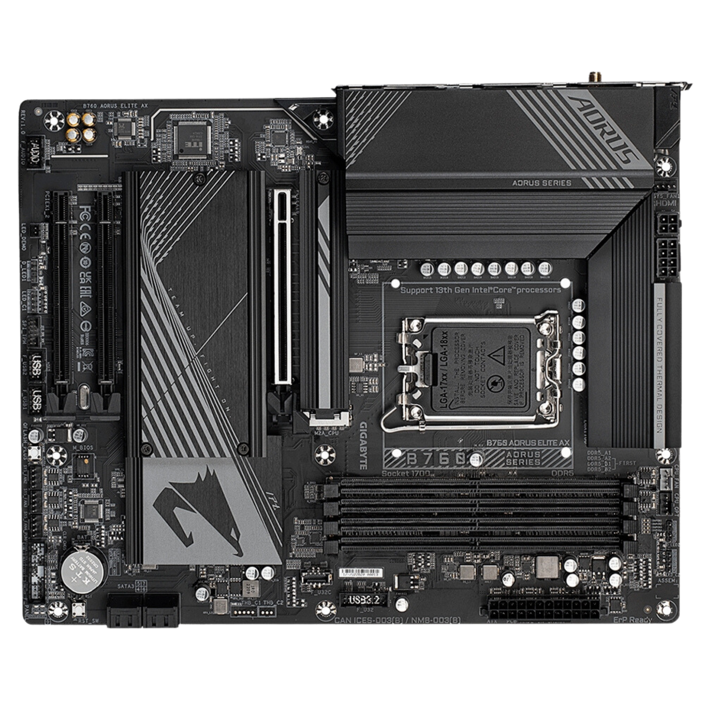 Gigabyte B760 AORUS ELITE AX ATX LGA1700 Motherboard