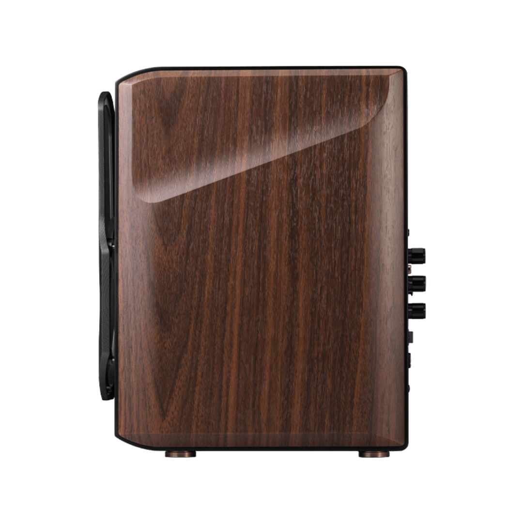 Edifier S2000MKIII Speaker in Wood Brown - Side View