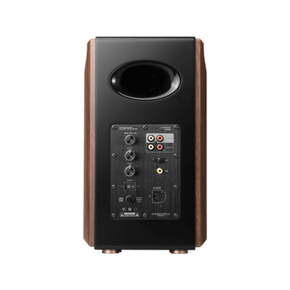 Edifier S2000MKIII Speaker - Rear View with Volume Controls and Connectivity Ports